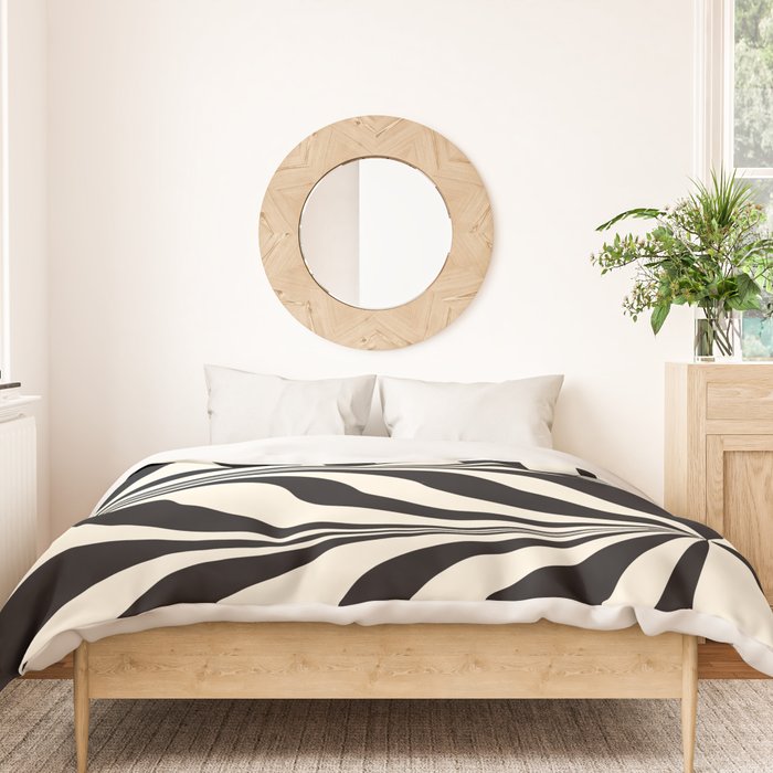 High Contrast #2 - Modern Art Print Duvet Cover Gallery Image 3