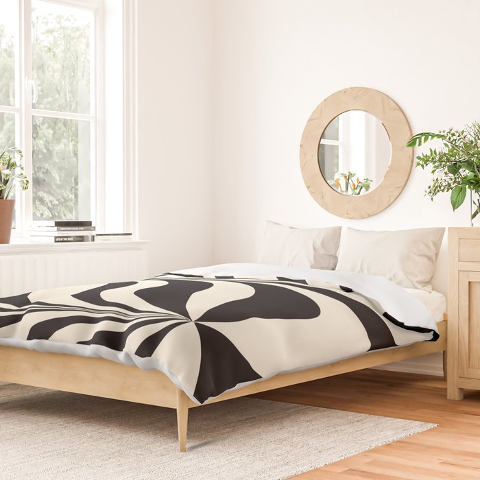 High Contrast #2 - Modern Art Print Duvet Cover Gallery Image 2