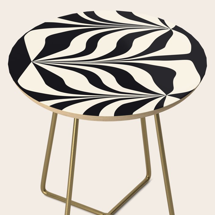 High Contrast #2 - Modern Art Print Side Table Gallery Image 2