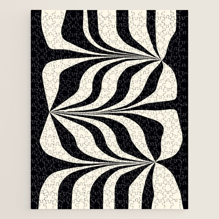 High Contrast #2 - Modern Art Print Jigsaw Puzzle Gallery Image 1