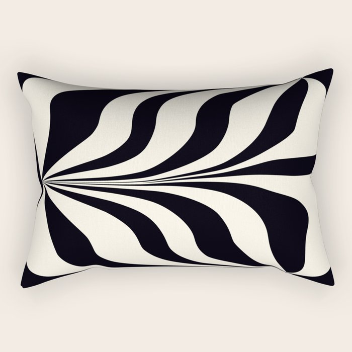 High Contrast #2 - Modern Art Print Rectangular Pillow Gallery Image 2