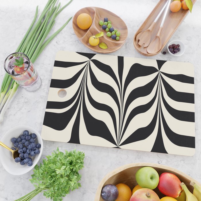 High Contrast #2 - Modern Art Print Cutting Board Gallery Image 2