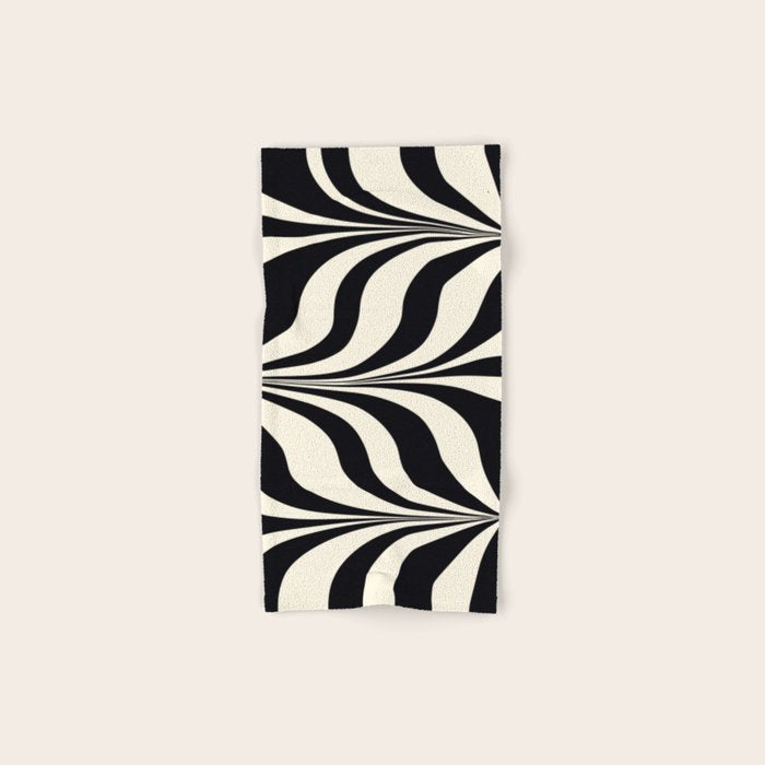 High Contrast #2 - Modern Art Print Bath Towel Gallery Image 1