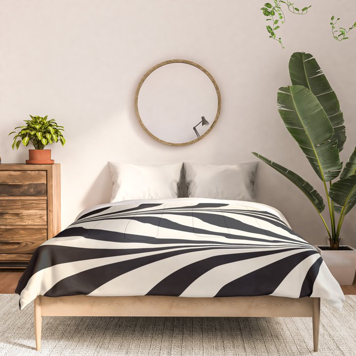 High Contrast #2 - Modern Art Print Comforter Gallery Image 3
