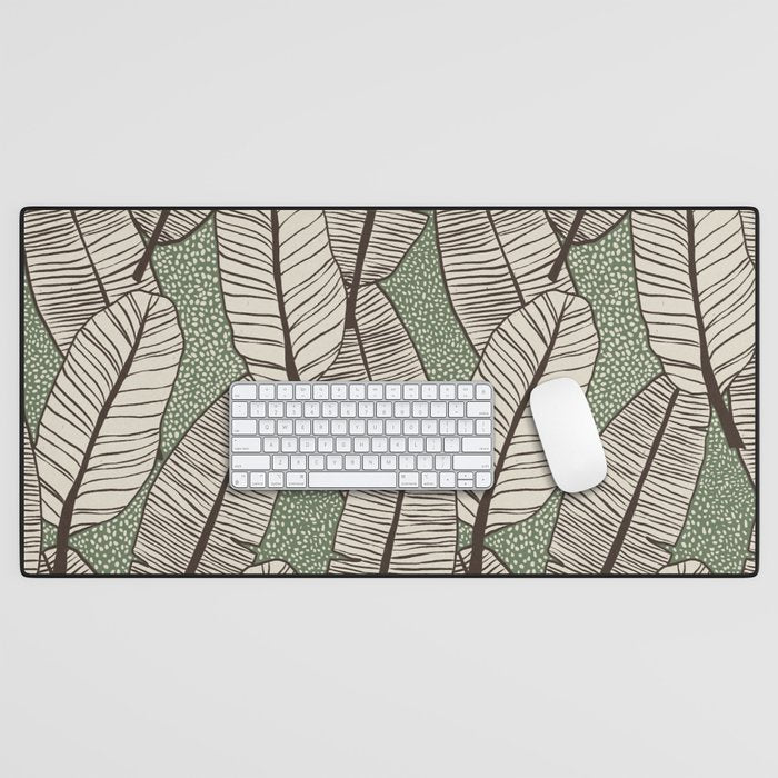 Banana Leaves Desk Mat Gallery Image 1