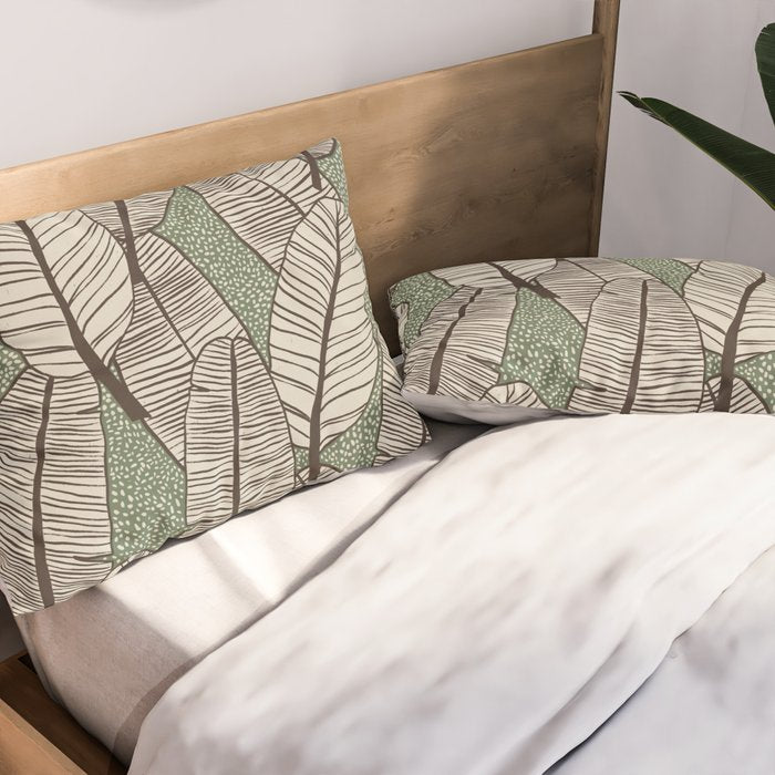 Banana Leaves Pillow Sham Gallery Image 2