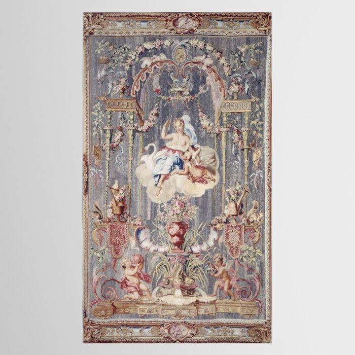 Antique 18th Century 'Venus' French Gobelins Tapestry Tablecloth Gallery Image 2