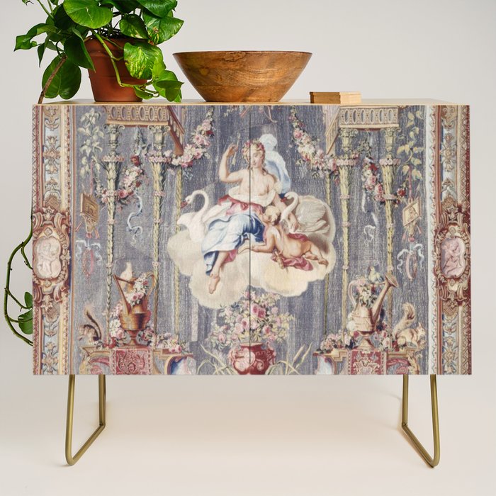 Antique 18th Century 'Venus' French Gobelins Tapestry Credenza Gallery Image 1
