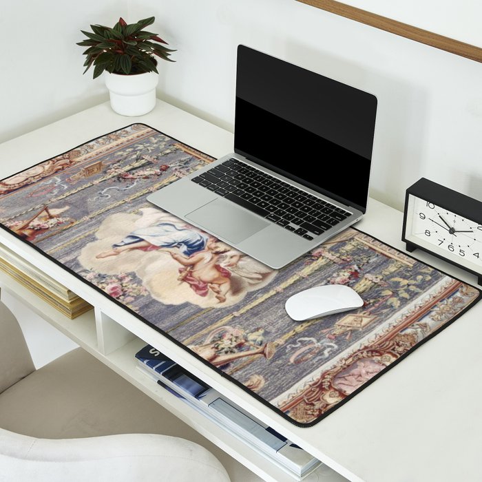 Antique 18th Century 'Venus' French Gobelins Tapestry Desk Mat Gallery Image 2
