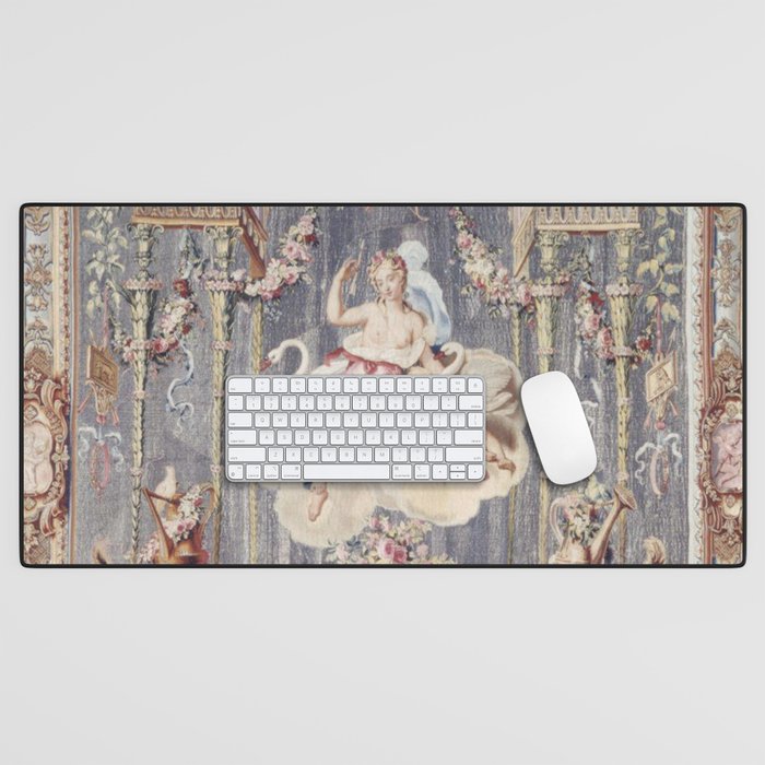 Antique 18th Century 'Venus' French Gobelins Tapestry Desk Mat Gallery Image 1