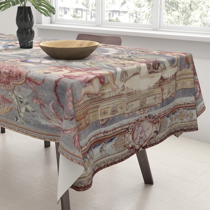 Antique 18th Century 'Venus' French Gobelins Tapestry Tablecloth Gallery Image 3