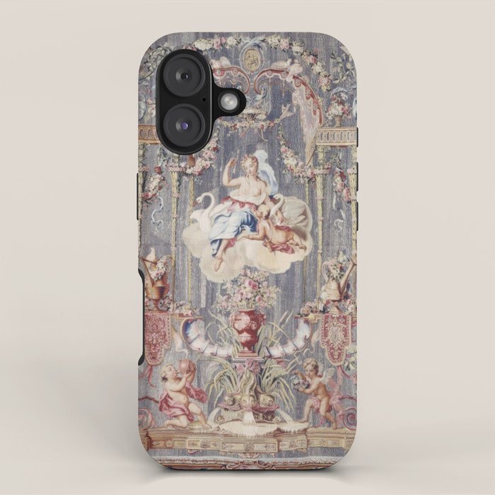 Antique 18th Century 'Venus' French Gobelins Tapestry iPhone Case Gallery Image 1
