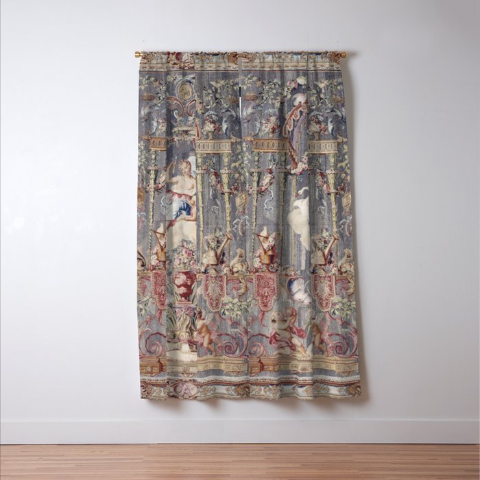 Antique 18th Century 'Venus' French Gobelins Tapestry Window Curtain Gallery Image 3