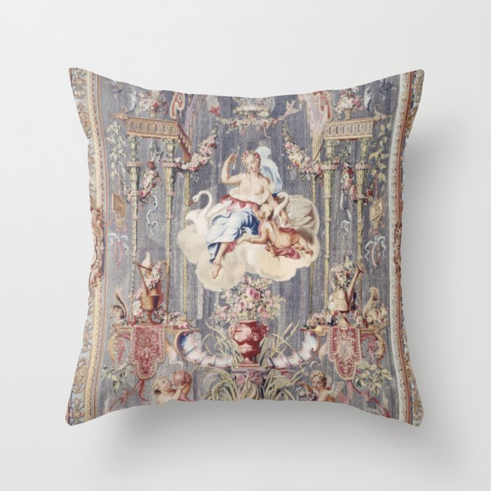 Antique 18th Century 'Venus' French Gobelins Tapestry Throw Pillow Gallery Image 1