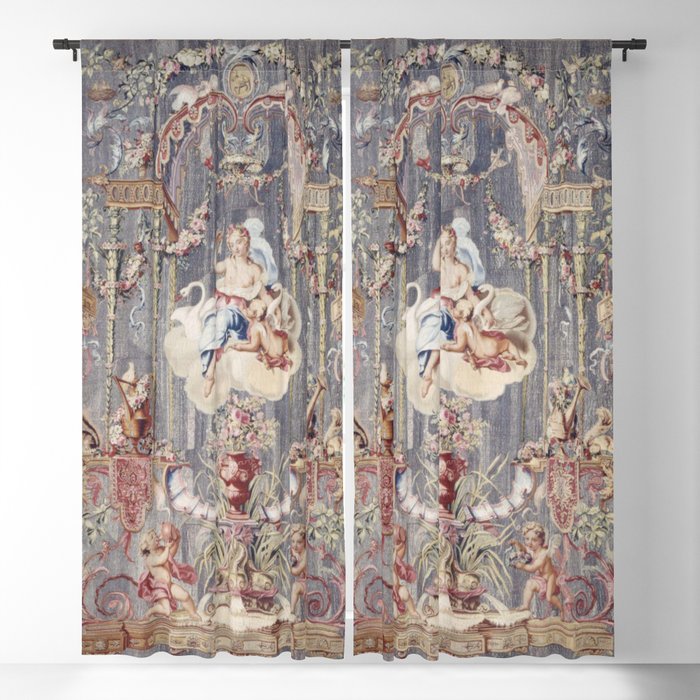 Antique 18th Century 'Venus' French Gobelins Tapestry Window Curtain Gallery Image 5