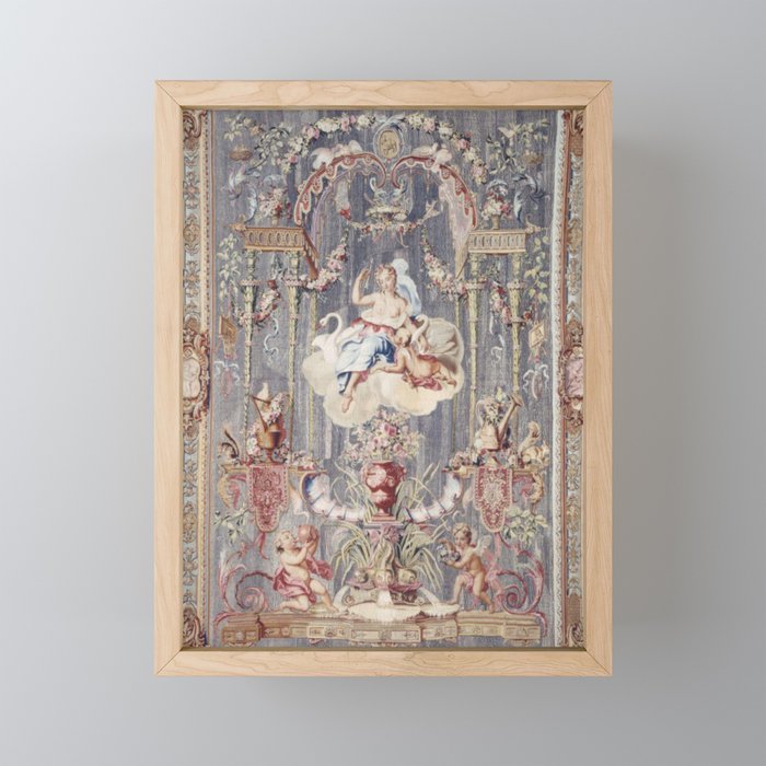 Antique 18th Century 'Venus' French Gobelins Tapestry Mini Art Print Gallery Image 1