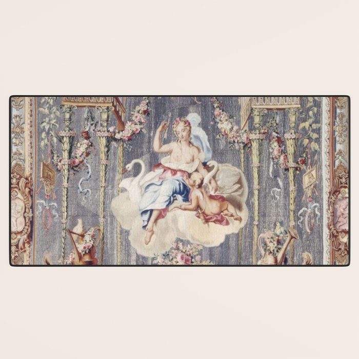 Antique 18th Century 'Venus' French Gobelins Tapestry Desk Mat Gallery Image 3
