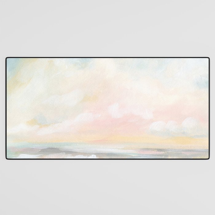Rebirth - Pastel Ocean Seascape Desk Mat Gallery Image 3