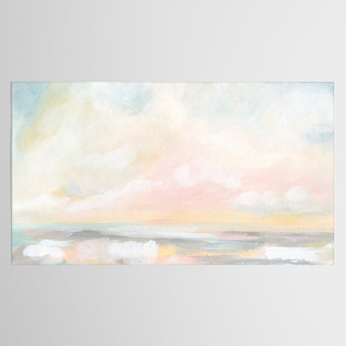 Rebirth - Pastel Ocean Seascape Tablecloth Gallery Image 2