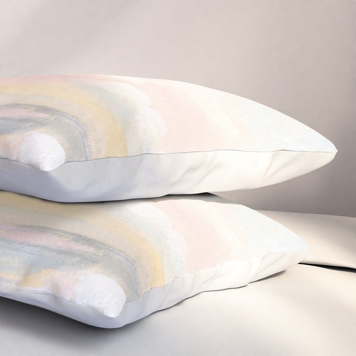 Rebirth - Pastel Ocean Seascape Pillow Sham Gallery Image 3