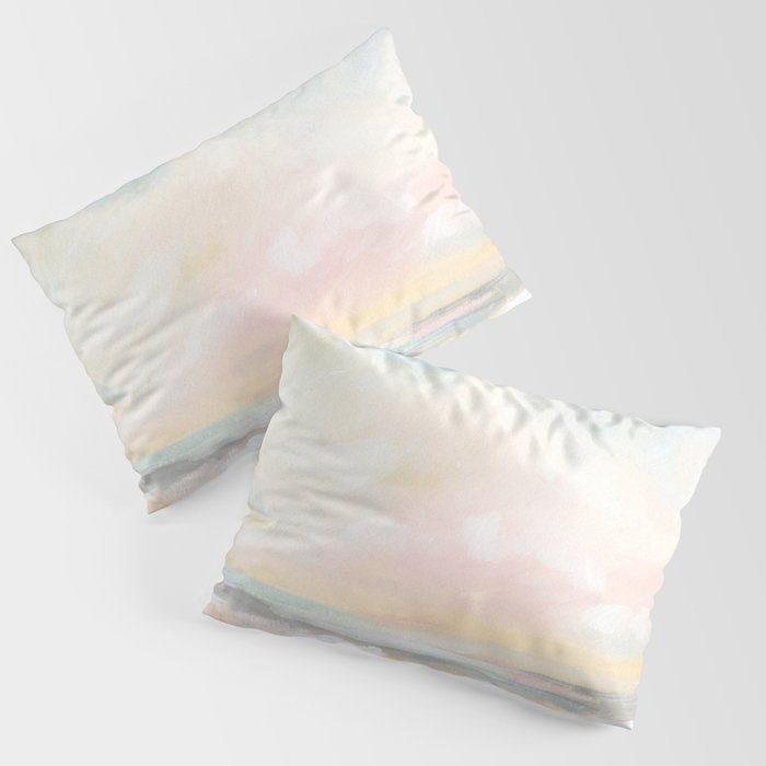 Rebirth - Pastel Ocean Seascape Pillow Sham Gallery Image 3