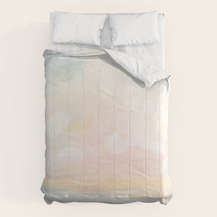Rebirth - Pastel Ocean Seascape Comforter Gallery Image 1