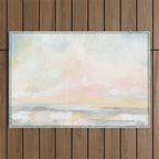 Rebirth - Pastel Ocean Seascape Outdoor Rug Gallery Image 1