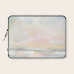 Rebirth - Pastel Ocean Seascape Laptop Sleeve Gallery Image 1