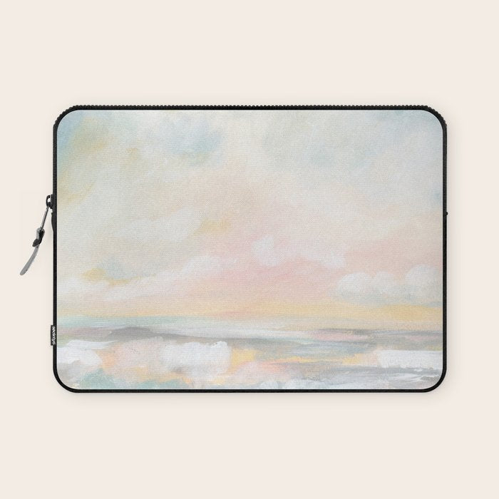 Rebirth - Pastel Ocean Seascape Laptop Sleeve Gallery Image 1
