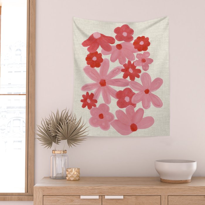 Blushing Daisy Wall Tapestry Gallery Image 2