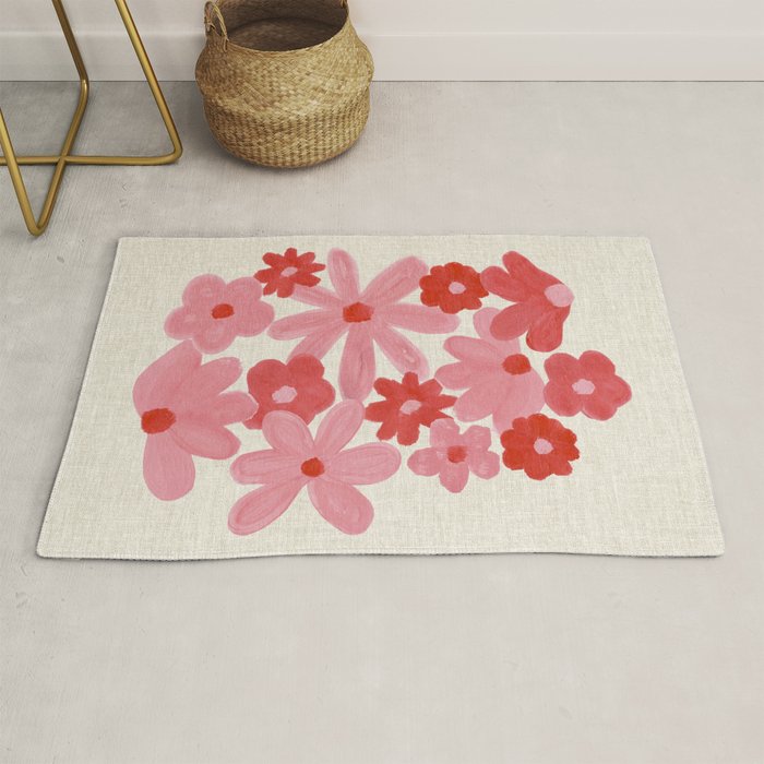 Blushing Daisy Rug Gallery Image 1
