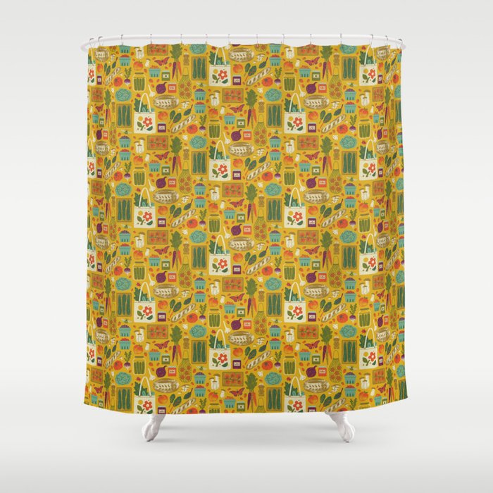 Farmers Market Shower Curtain Gallery Image 1