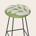Forest Green Leaf: Matisse Paper Cutouts V Stool Gallery Image 2