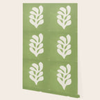 Forest Green Leaf: Matisse Paper Cutouts V Wallpaper Gallery Image 2