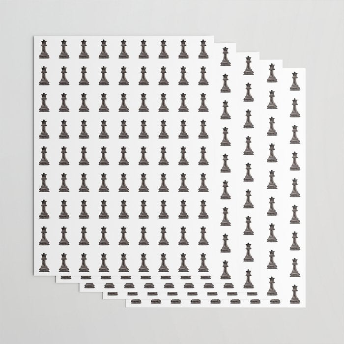 Queen (watercolor painting) Wrapping Paper Gallery Image 3