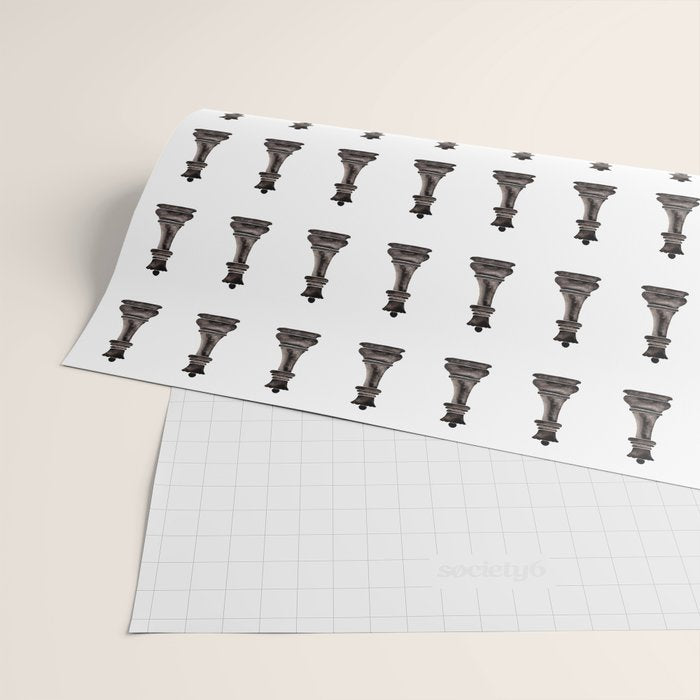 Queen (watercolor painting) Wrapping Paper Gallery Image 2