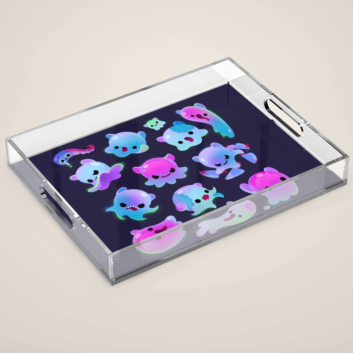 Ghost octopus Acrylic Tray Gallery Image 1