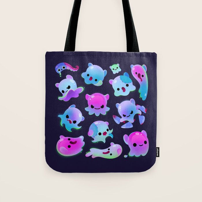 Ghost octopus Tote Bag Gallery Image 1