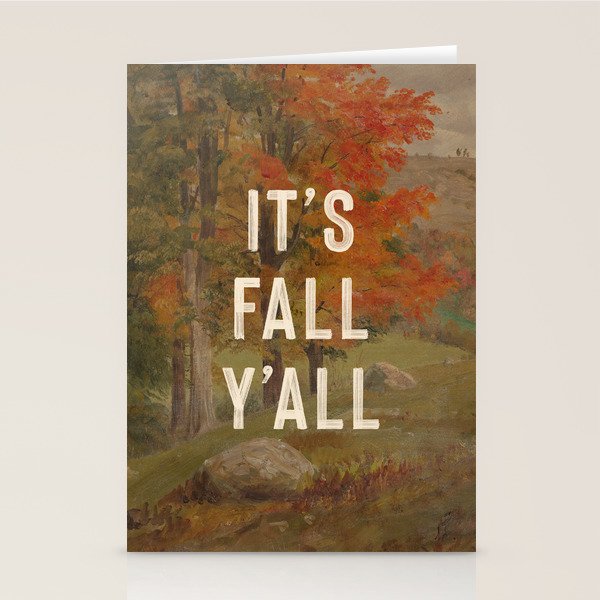 It's Fall Y'All Stationery Card Gallery Image 2