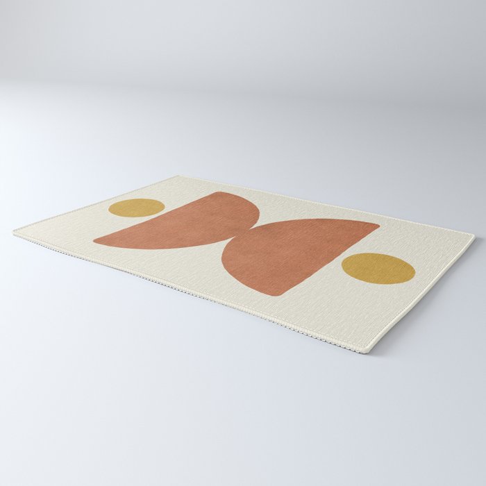 Half-circle Balance - Orange Rug Gallery Image 3