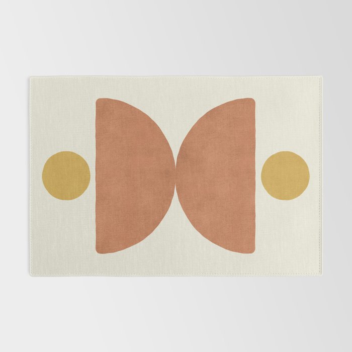 Half-circle Balance - Orange Rug Gallery Image 2