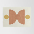 Half-circle Balance - Orange Rug Gallery Image 2