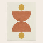 Half-circle Balance - Orange Poster Gallery Image 4