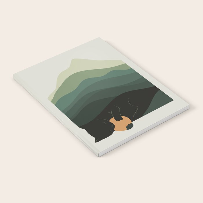 Cat Landscape 8B: Where does the Sun go? Notebook Gallery Image 1