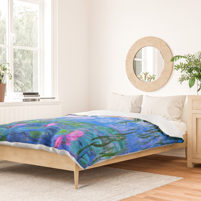 Claude Monet Water Lilies Duvet Cover Gallery Image 2