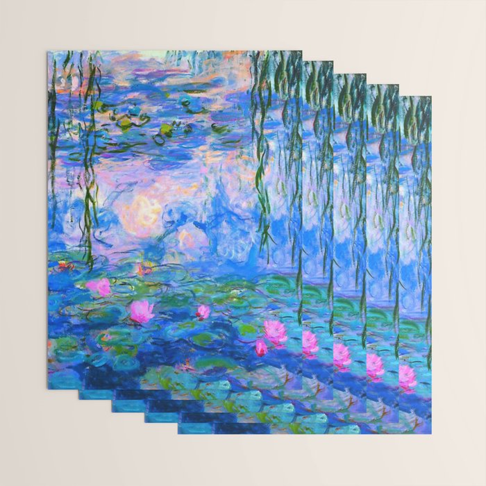 Claude Monet Water Lilies Wrapping Paper Gallery Image 3
