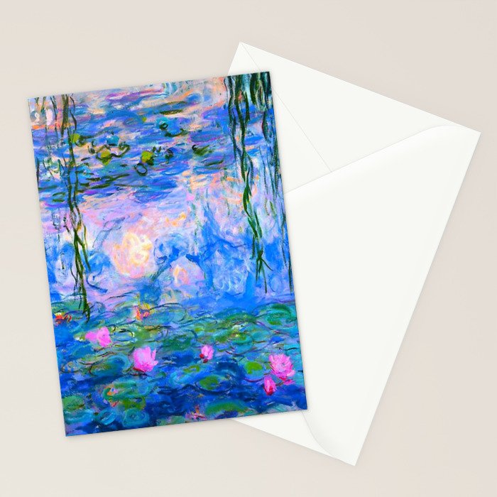 Claude Monet Water Lilies Stationery Card Gallery Image 2