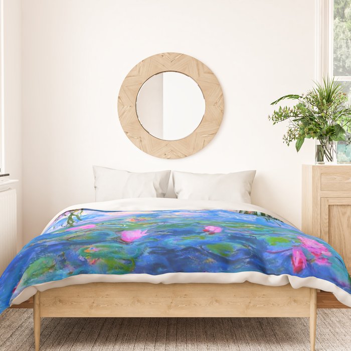Claude Monet Water Lilies Duvet Cover Gallery Image 3