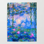Claude Monet Water Lilies Poster Gallery Image 4