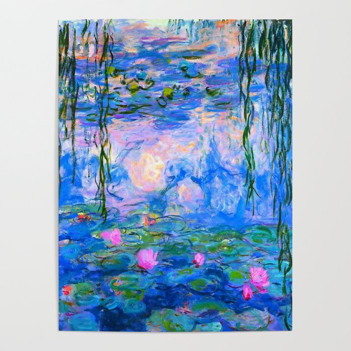 Claude Monet Water Lilies Poster Gallery Image 4
